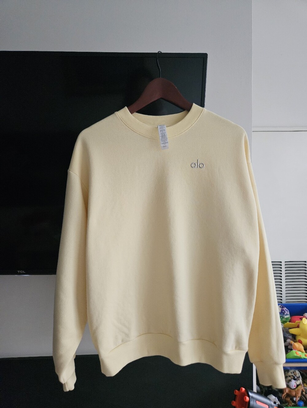 Alo Candlelight Yellow Crewneck Size Xs